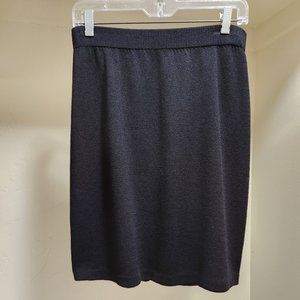 St. John Black Pencil Skirt